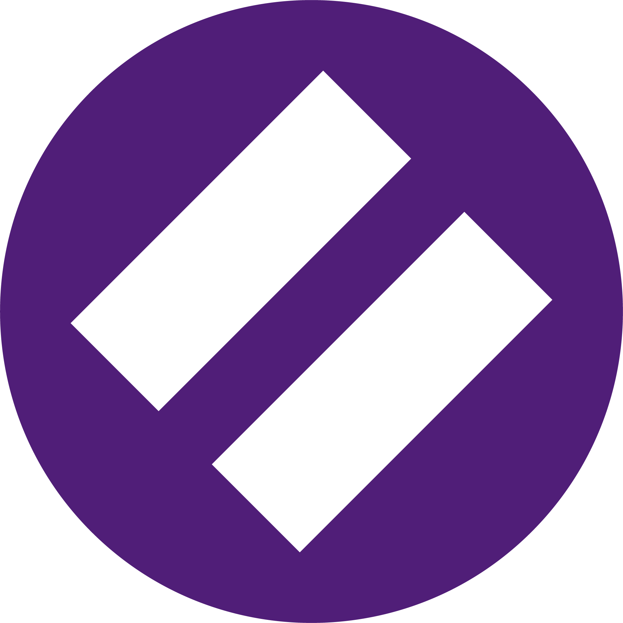 Pihr emblem logo in purple