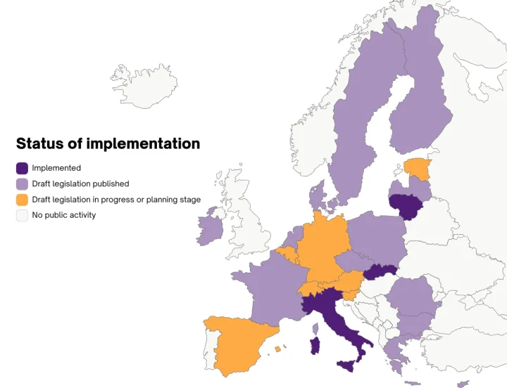 EN Implementaton map